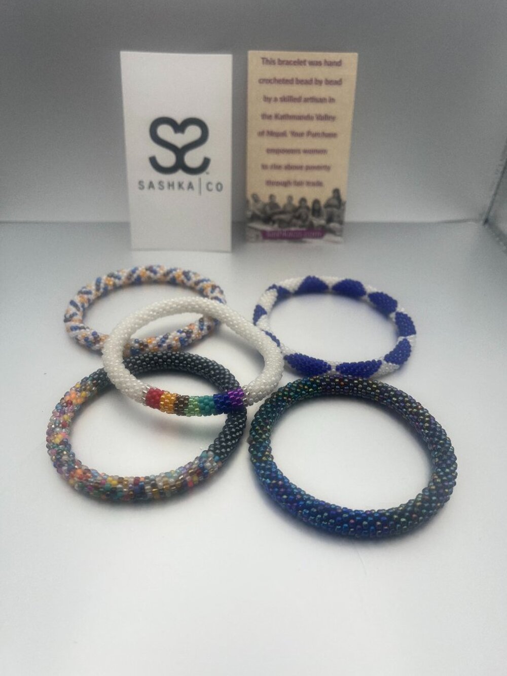 the Sashka Co. bracelets